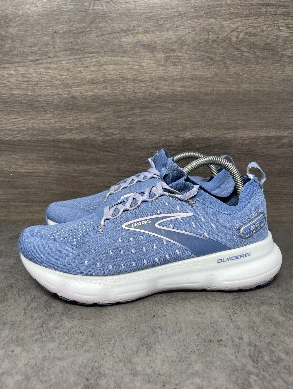 Brooks Glycerin 20 Womens Size 9 Blue Purple DNA LOFT v3 Cushioned Running Shoes